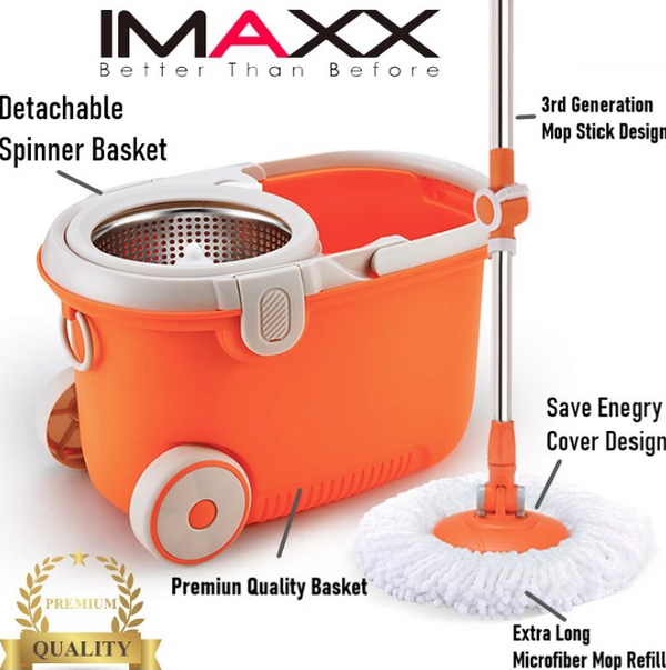 IMAXX Original Top Quality Walkable Mop WM-08 Pro Max With 2 Mop Refill