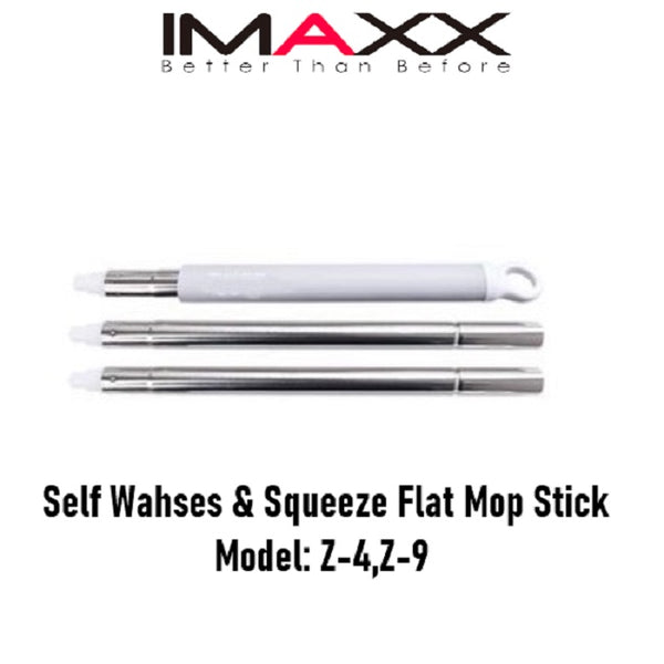 IMAXX Original Self-Washes & Squeeze Flat Mop Stick for Model Z4/Z9