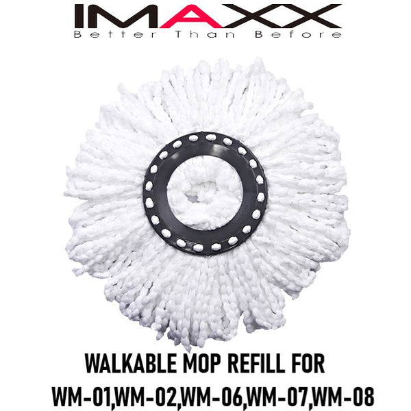 IMAXX Premium Quality Walkable Mop Series Refill for Model WM-01/WM-02/WM-07/WM-08